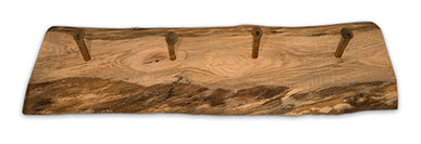 A Solid Wood Coat Rack with a rustic or industrial style. Found at Humboldt Hardwoods in Chicago, IL.